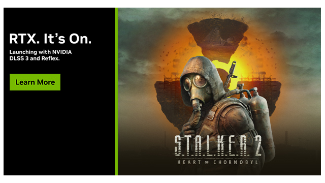 “潜行者 2：切尔诺贝利之心 (S.T.A.L.K.E.R.2: Heart of Chornobyl)”和“微软模拟飞行 2024 (Microsoft Flight Simulator 2024)”即将发布，并支持 DLSS 3